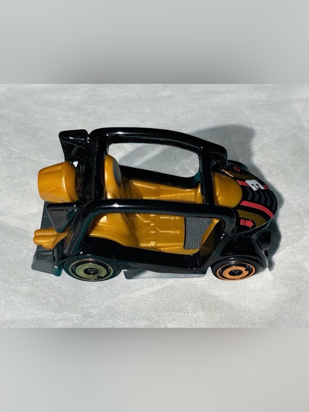 Hot Wheels Black & Gold Open-Top Kids Toy Car